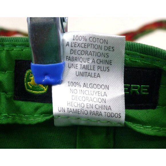 NWT John Deere Green Baseball Cap Hat Owners Edition Adjustable Strap - Picture 10 of 10